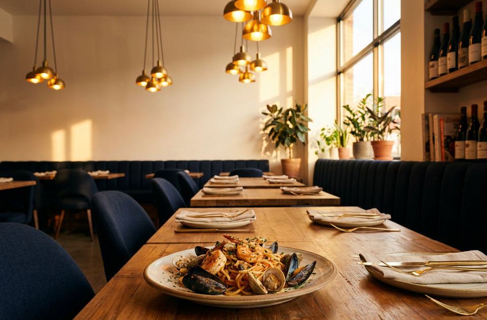 Demo homepage for Harbor Street Kitchen, a sample restaurant website