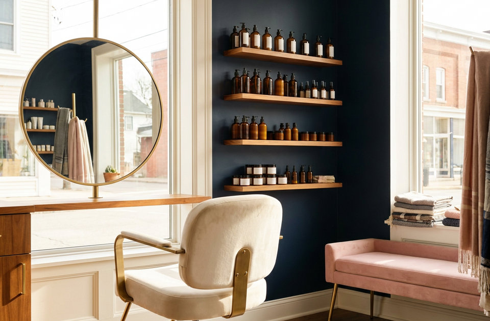 Demo homepage for Juniper Lane Salon & Boutique, a sample salon website